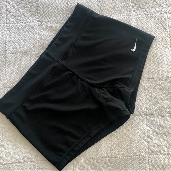 Nike Shorts | Nike Team Black Spandex Volleyball Shorts Medium | Poshmark